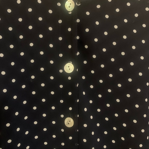 Cynthia Howie Polka Dot Business Casual Blouse 14W - Picture 5 of 5